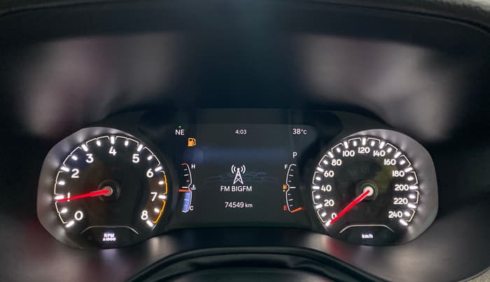 2021 Jeep Compass LONGITUDE (O) 1.4 PETROL DCT, Petrol, Automatic, 74,548 km, Odometer Image