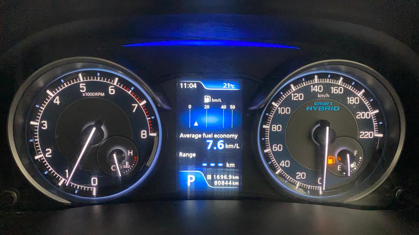 2021 Maruti XL6 ZETA AT, Petrol, Automatic, 80,867 km, Odometer Image