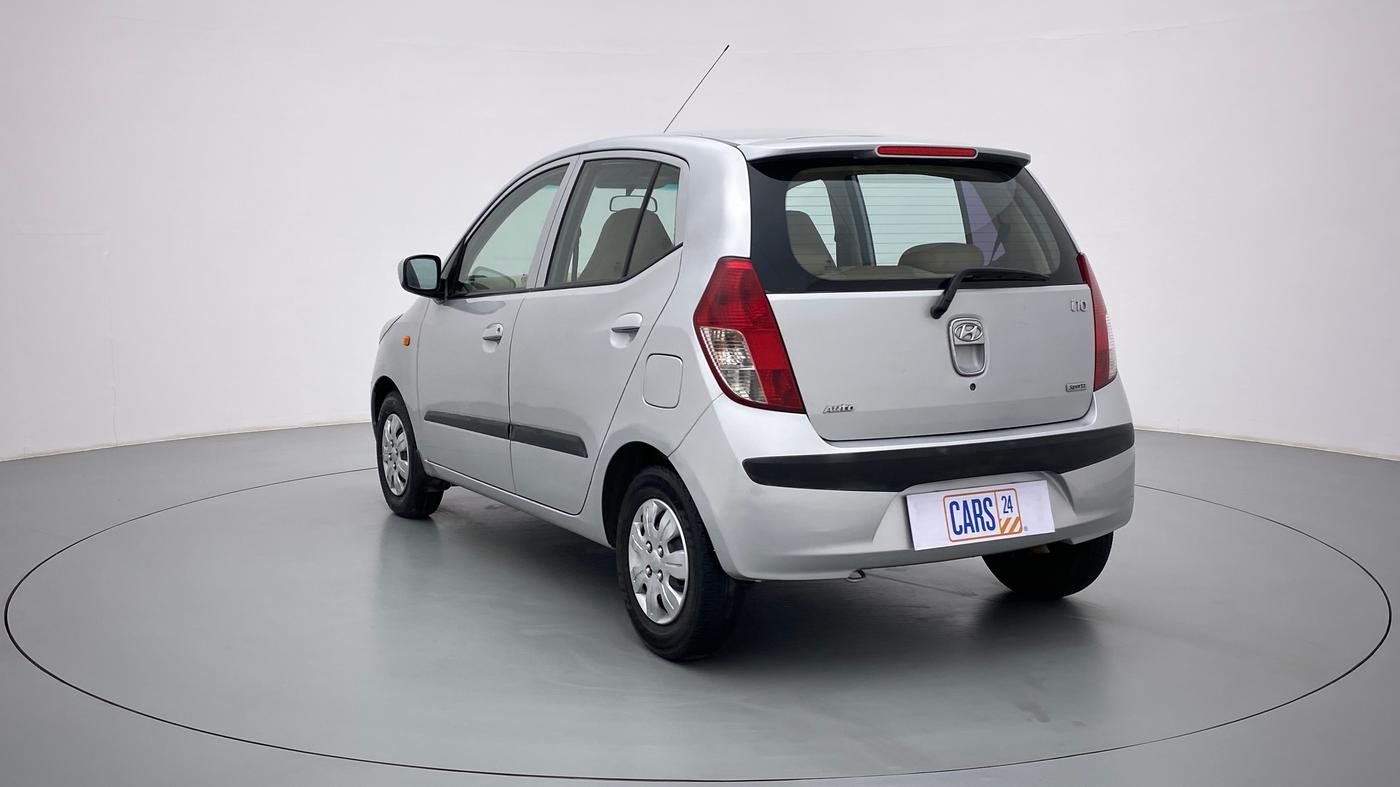 2009 Hyundai i10 SPORTZ 1.2 AT, Petrol, Automatic, 49,891 km, Left Back Diagonal