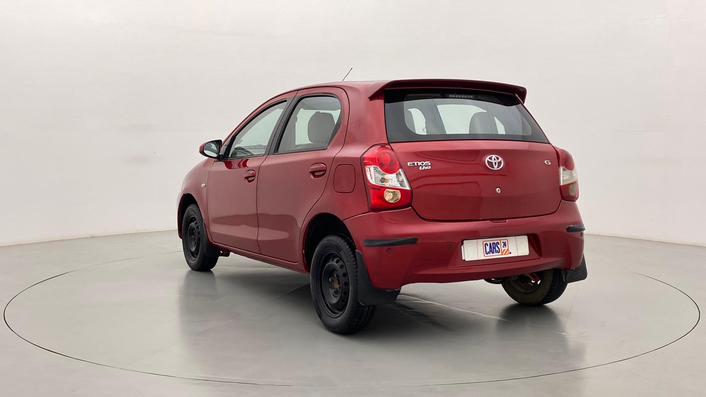 2013 Toyota Etios Liva G SP, Petrol, Manual, 65,960 km, Left Back Diagonal
