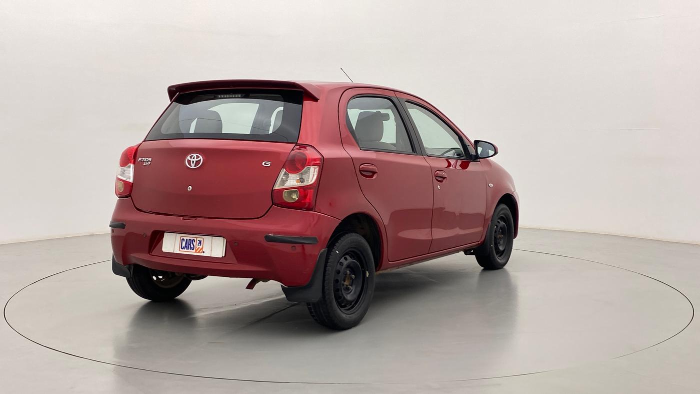 2013 Toyota Etios Liva G SP, Petrol, Manual, 65,960 km, Right Back Diagonal