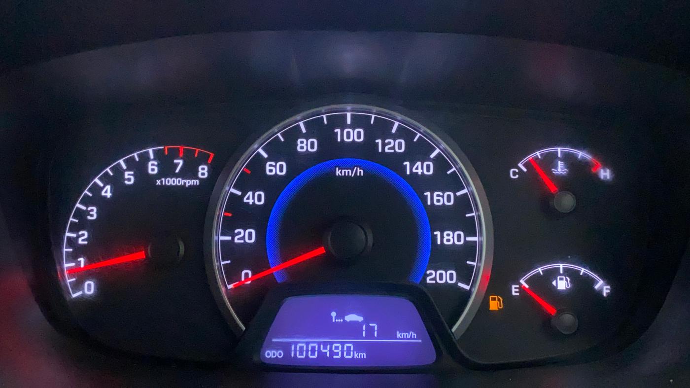 2013 Hyundai Grand i10 SPORTZ 1.2 KAPPA VTVT, Petrol, Manual, 1,00,490 km, Odometer Image