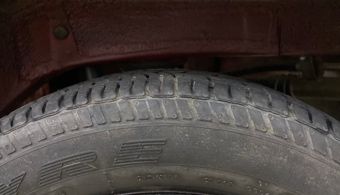 2015 Maruti Alto K10 VXI AMT, Petrol, Automatic, 26,928 km, Left Rear Tyre Tread