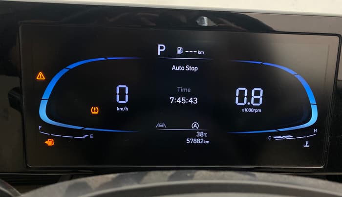 2023 Hyundai Verna SX(O) 1.5 MPI IVT , Petrol, Automatic, 57,882 km, Odometer Image