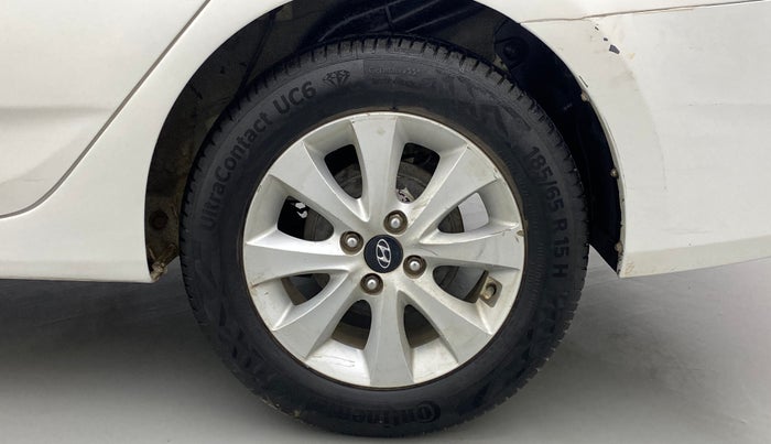 2015 Hyundai Verna FLUIDIC 1.6 CRDI S 4S, Diesel, Manual, 97,644 km, Left Rear Wheel