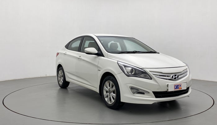 2015 Hyundai Verna FLUIDIC 1.6 CRDI S 4S, Diesel, Manual, 97,644 km, Right Front Diagonal