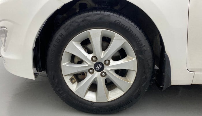 2015 Hyundai Verna FLUIDIC 1.6 CRDI S 4S, Diesel, Manual, 97,644 km, Left Front Wheel