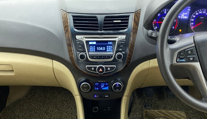 2015 Hyundai Verna FLUIDIC 1.6 CRDI S 4S, Diesel, Manual, 97,644 km, Air Conditioner