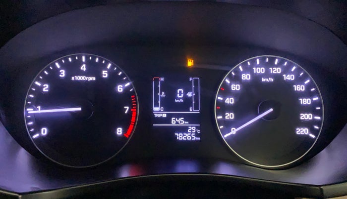 2017 Hyundai Elite i20 SPORTZ 1.2, Petrol, Manual, 78,201 km, Odometer Image