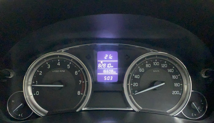 2015 Maruti Ciaz ZXI, Petrol, Manual, 16,607 km, Odometer Image