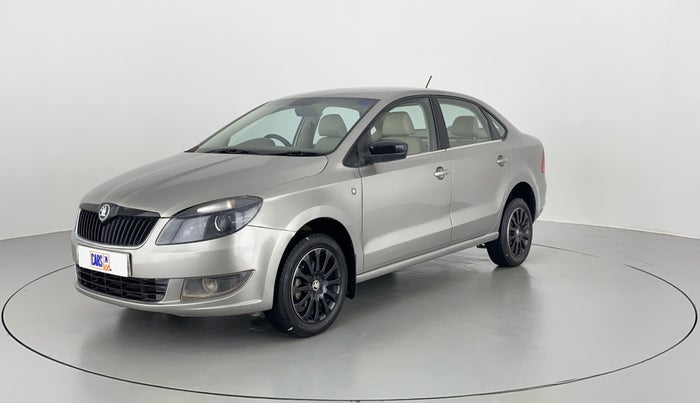 2015 Skoda Rapid 1.6 MPI MT ELEGANCE PLUS, Petrol, Manual, 97,136 km, Left Front Diagonal