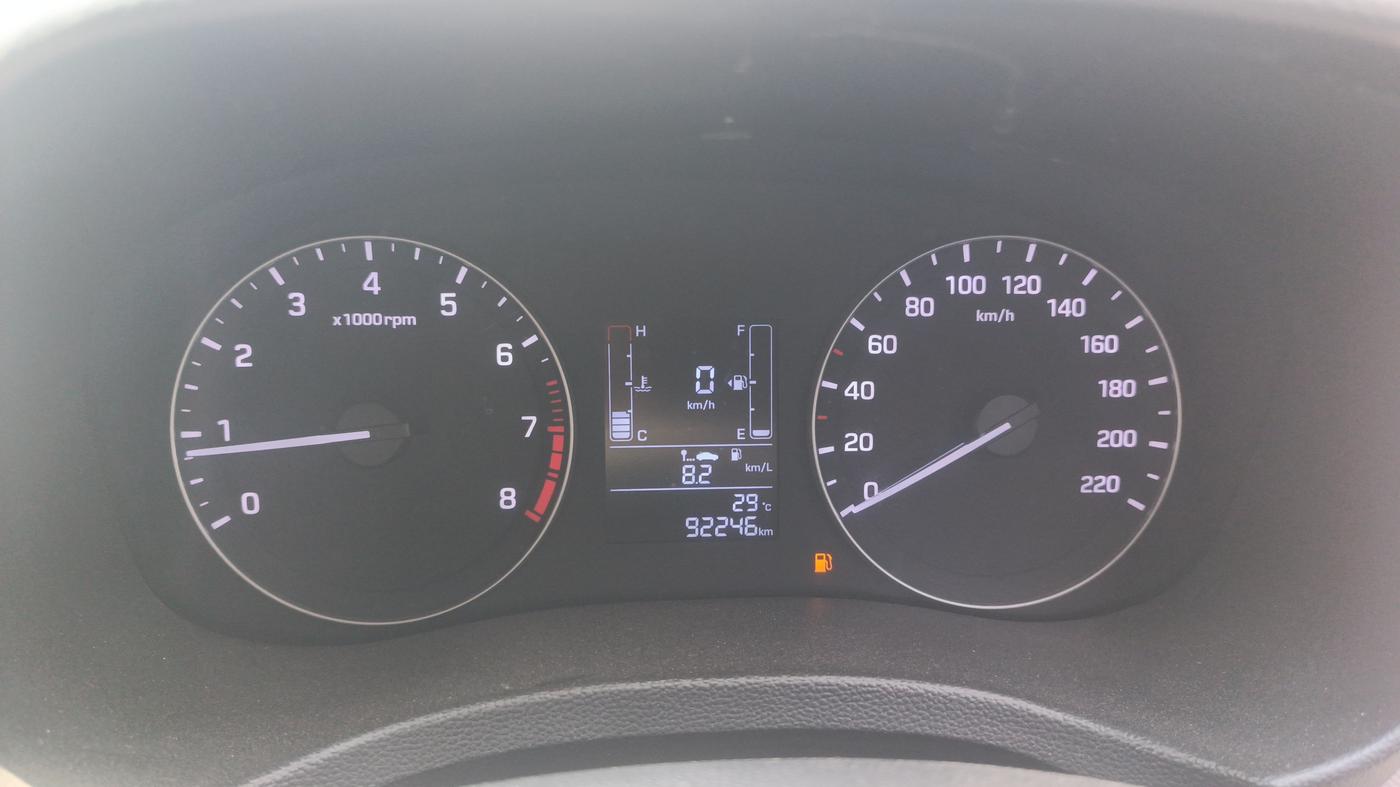2020 Hyundai Creta SX 1.6 PETROL, Petrol, Manual, 92,245 km, Odometer Image