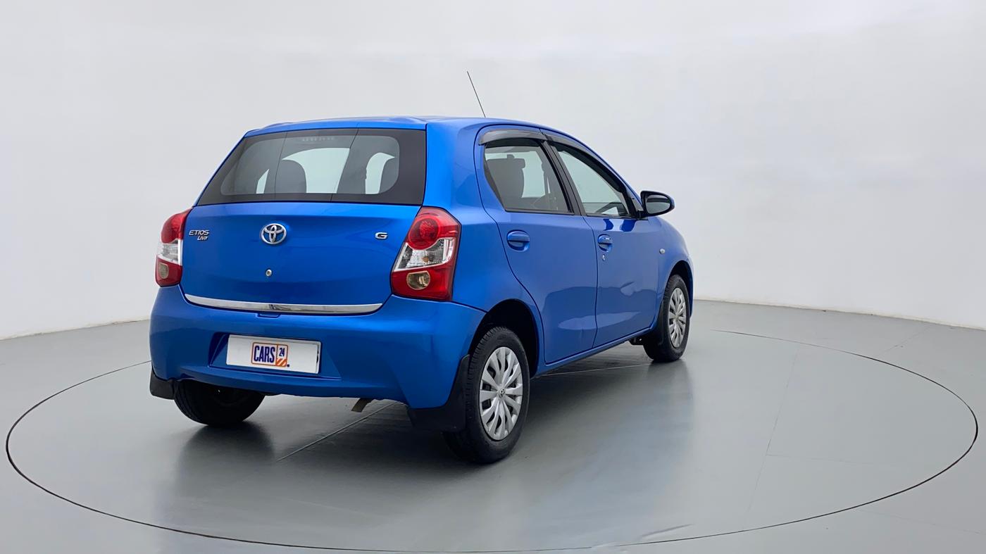 2014 Toyota Etios Liva G, Petrol, Manual, 69,804 km, Right Back Diagonal
