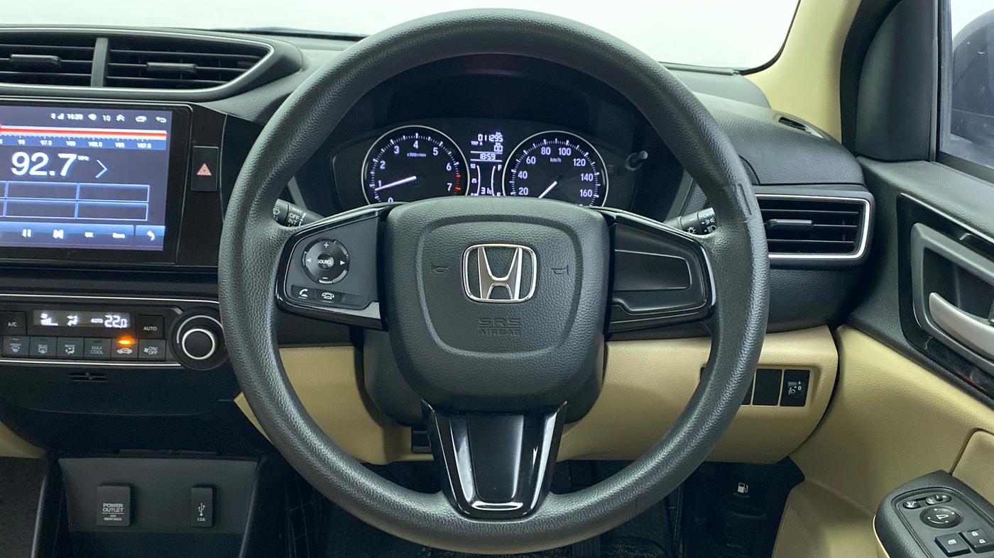 2019 Honda Amaze 1.2 V MT I-VTEC, Petrol, Manual, 11,328 km, Steering Wheel Close Up