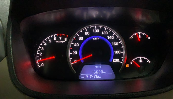 2016 Hyundai Grand i10 SPORTZ 1.2 KAPPA VTVT, CNG, Manual, 51,417 km, Odometer Image