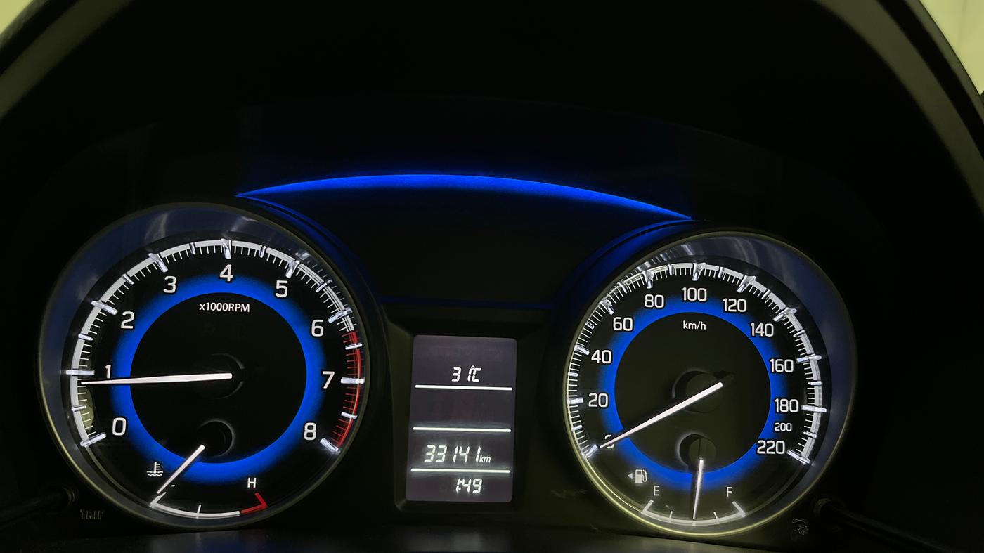 2017 Maruti Baleno DELTA PETROL 1.2, Petrol, Manual, 33,120 km, Odometer Image