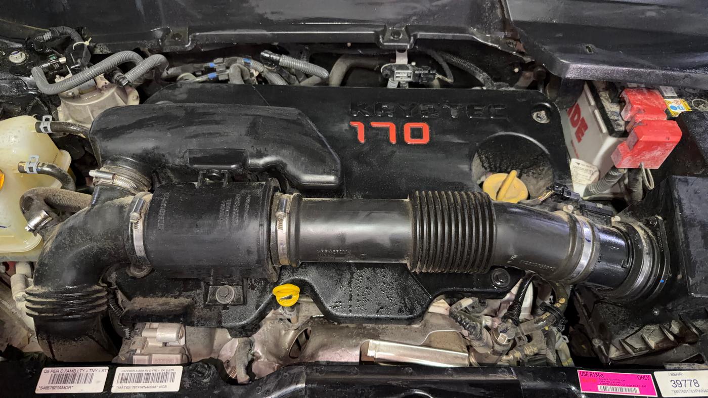 2023 Tata Harrier FEARLESS PLUS DARK EDITION AT, Diesel, Automatic, 47,597 km, Engine View