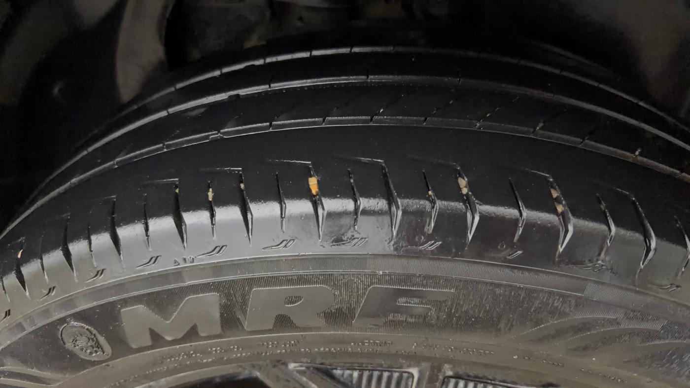 2023 Tata Harrier FEARLESS PLUS DARK EDITION AT, Diesel, Automatic, 47,597 km, Left Rear Tyre Tread