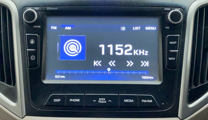 2017 Hyundai Creta SX PLUS AT 1.6 PETROL, Petrol, Automatic, 90,860 km, Infotainment System