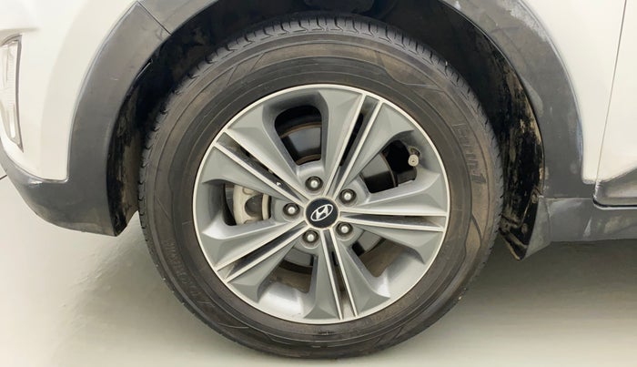 2017 Hyundai Creta SX PLUS AT 1.6 PETROL, Petrol, Automatic, 90,860 km, Left Front Wheel