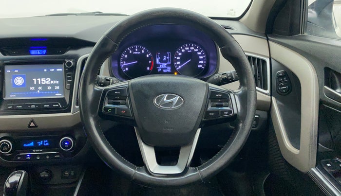 2017 Hyundai Creta SX PLUS AT 1.6 PETROL, Petrol, Automatic, 90,860 km, Steering Wheel Close Up