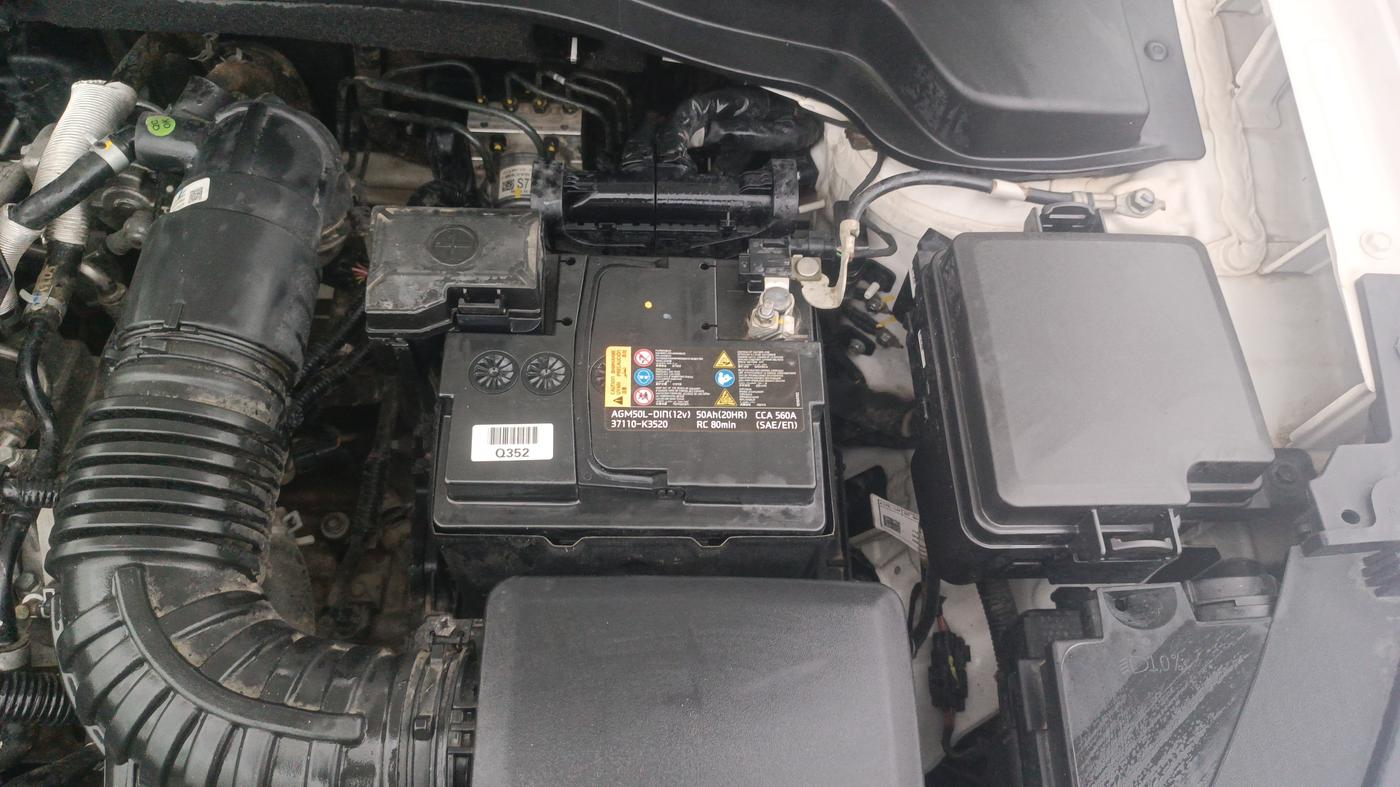 2023 KIA SONET HTX 1.0 DCT, Petrol, Automatic, 19,666 km, Engine View - Left