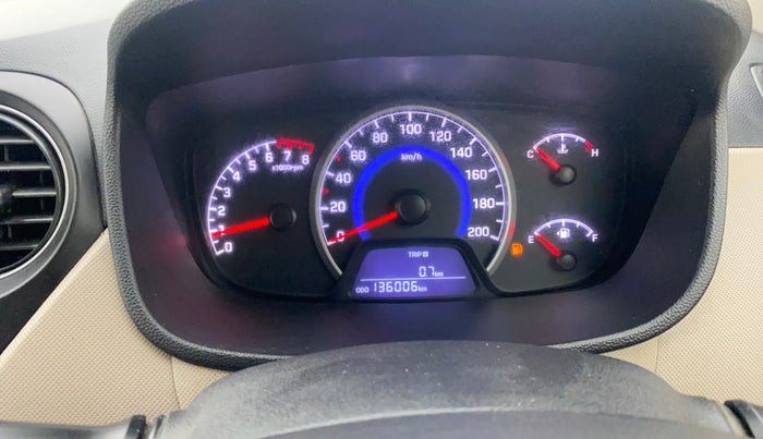 2017 Hyundai Grand i10 SPORTZ 1.2 KAPPA VTVT, Petrol, Manual, 1,36,006 km, Odometer Image