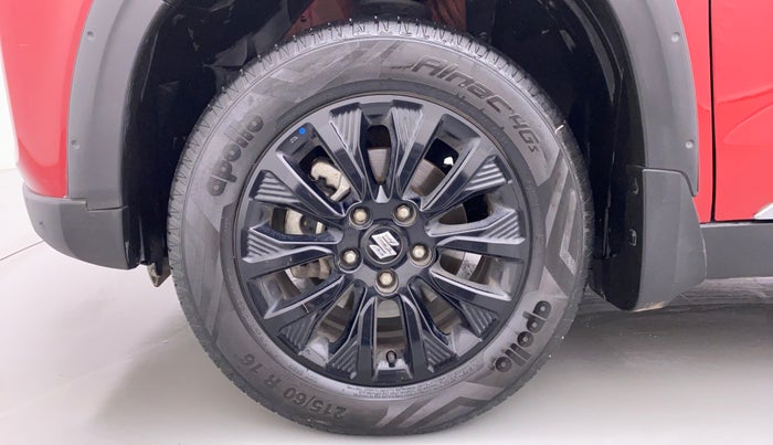 2021 Maruti Vitara Brezza ZXI, Petrol, Manual, 32,454 km, Left Front Wheel