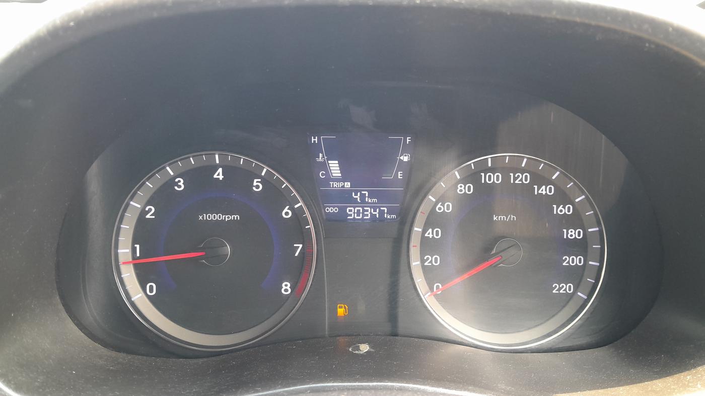 2014 Hyundai Verna FLUIDIC 1.4 VTVT CX, Petrol, Manual, 90,399 km, Odometer Image