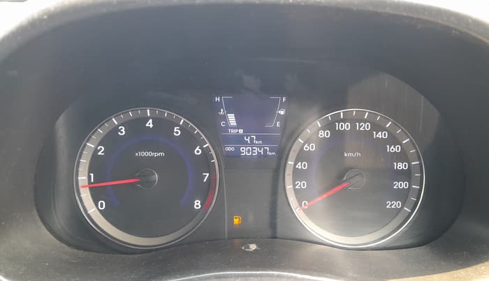 2014 Hyundai Verna FLUIDIC 1.4 VTVT CX, Petrol, Manual, 90,399 km, Odometer Image