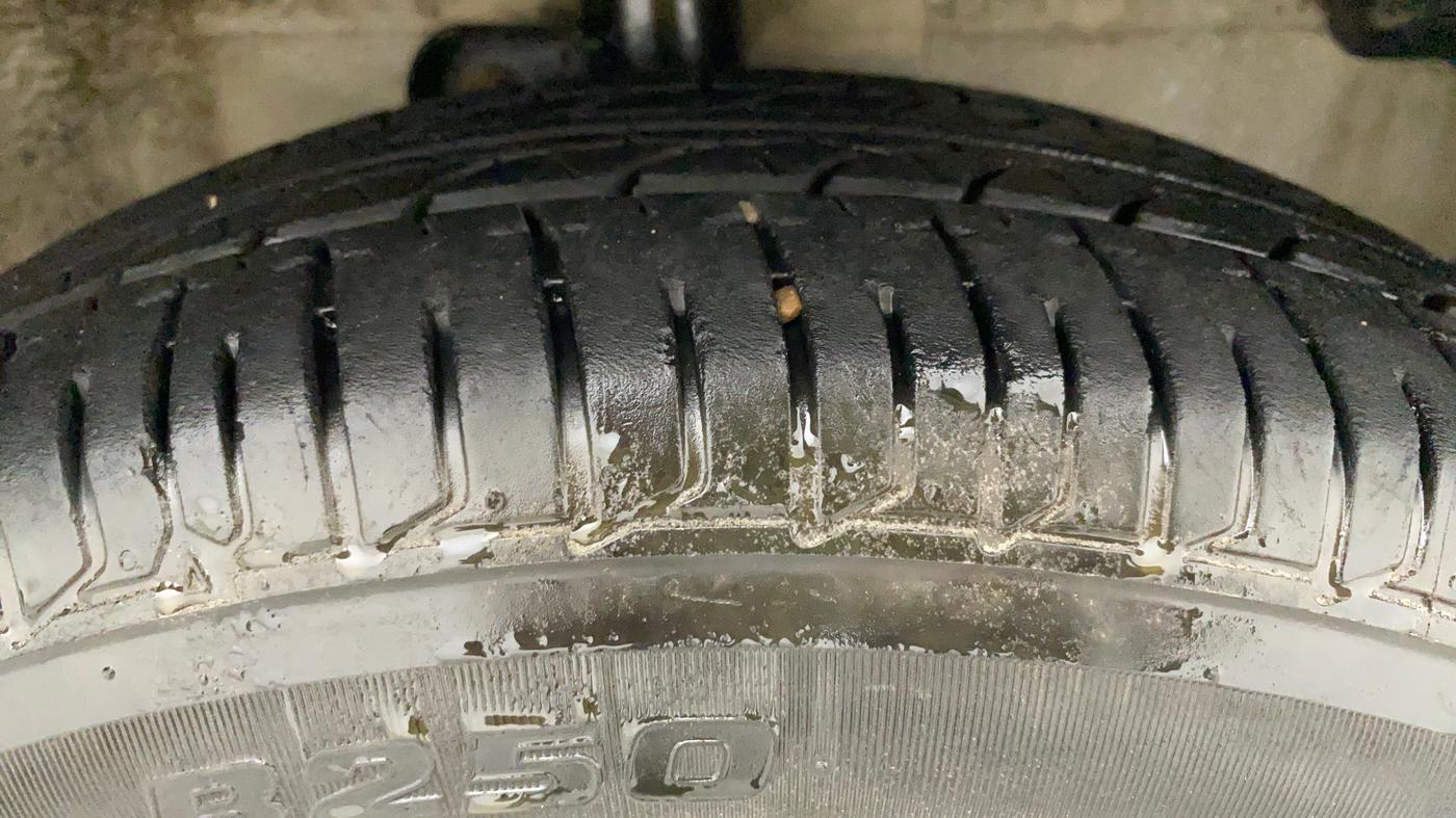 2010 Maruti A Star VXI, Petrol, Manual, 78,668 km, Right Front Tyre Tread