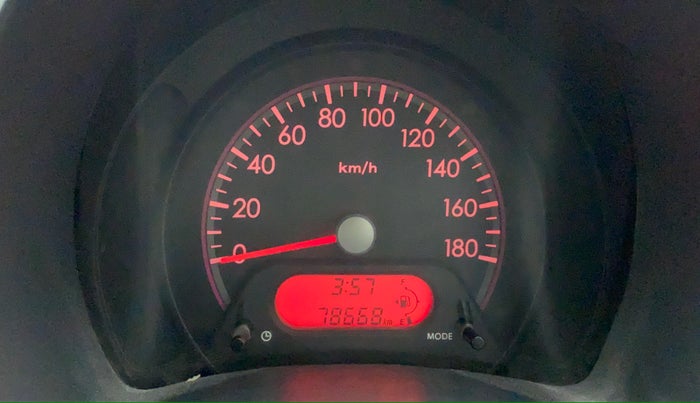2010 Maruti A Star VXI, Petrol, Manual, 78,668 km, Odometer Image