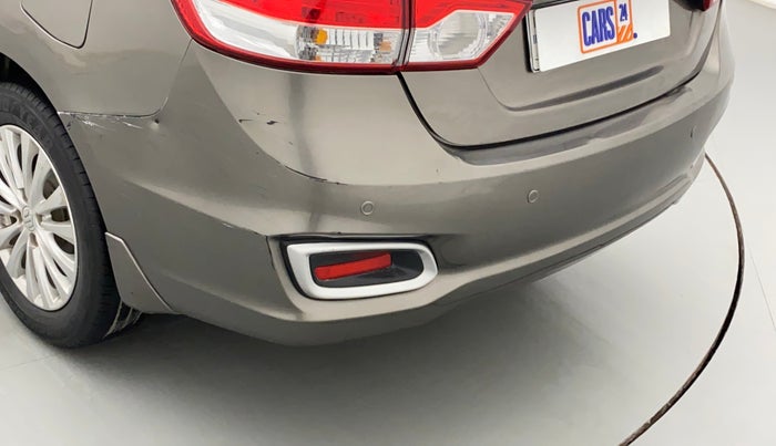 2020 Maruti Ciaz DELTA AT 1.5 SHVS PETROL, Petrol, Automatic, 41,619 km, Rear bumper - Paint is slightly damaged