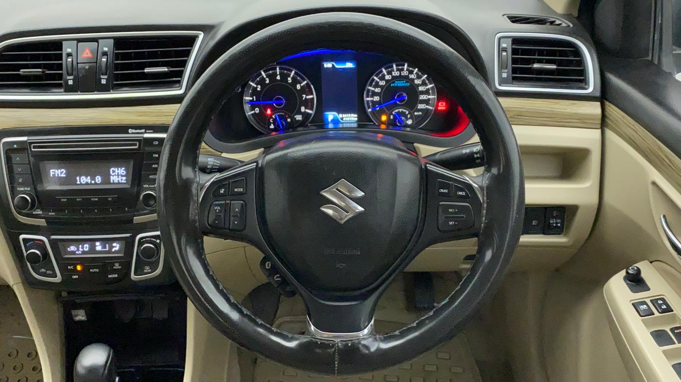 2020 Maruti Ciaz DELTA AT 1.5 SHVS PETROL, Petrol, Automatic, 41,619 km, Steering Wheel Close Up