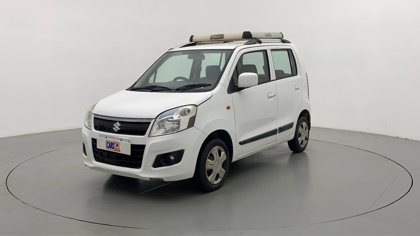 2013 Maruti Wagon R 1.0 VXI, Petrol, Manual, 50,334 km, Left Front Diagonal