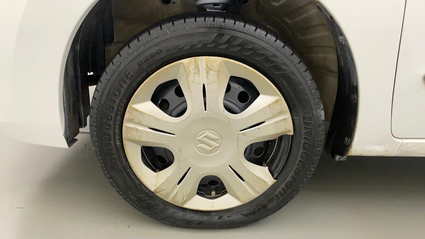 2013 Maruti Wagon R 1.0 VXI, Petrol, Manual, 50,334 km, Left Front Wheel