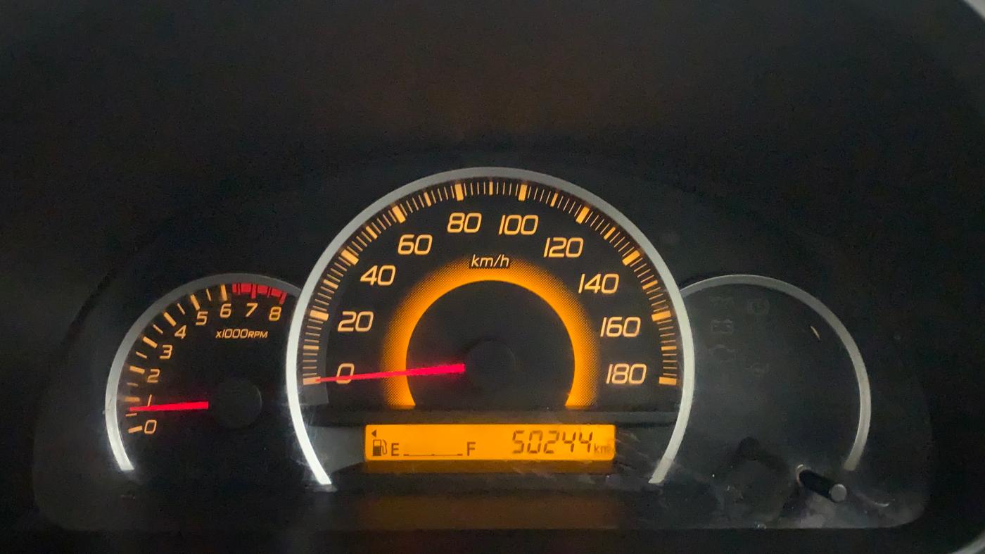 2013 Maruti Wagon R 1.0 VXI, Petrol, Manual, 50,334 km, Odometer Image