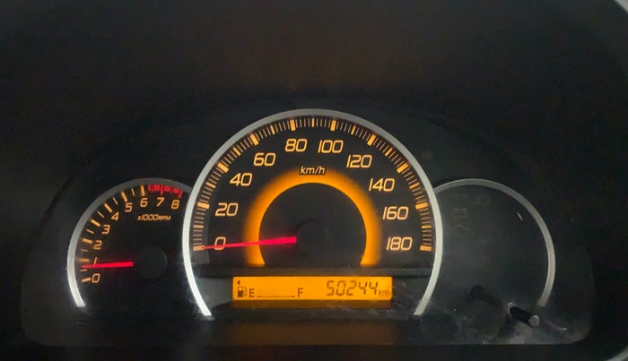 2013 Maruti Wagon R 1.0 VXI, Petrol, Manual, 50,334 km, Odometer Image