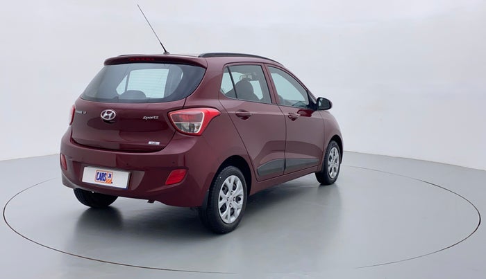 2015 Hyundai Grand i10 SPORTZ 1.2 KAPPA VTVT, Petrol, Manual, 4,812 km, Right Back Diagonal