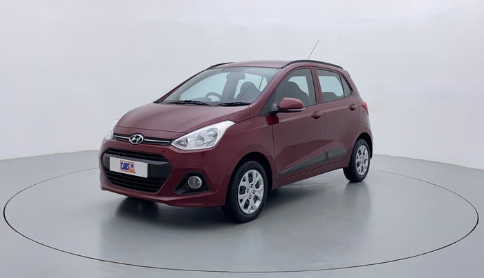 2015 Hyundai Grand i10 SPORTZ 1.2 KAPPA VTVT, Petrol, Manual, 4,812 km, Left Front Diagonal