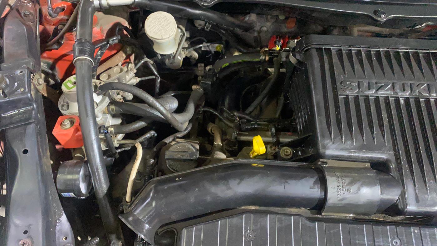 2016 Maruti Swift LXI (O), CNG, Manual, 91,862 km, Engine View - Right