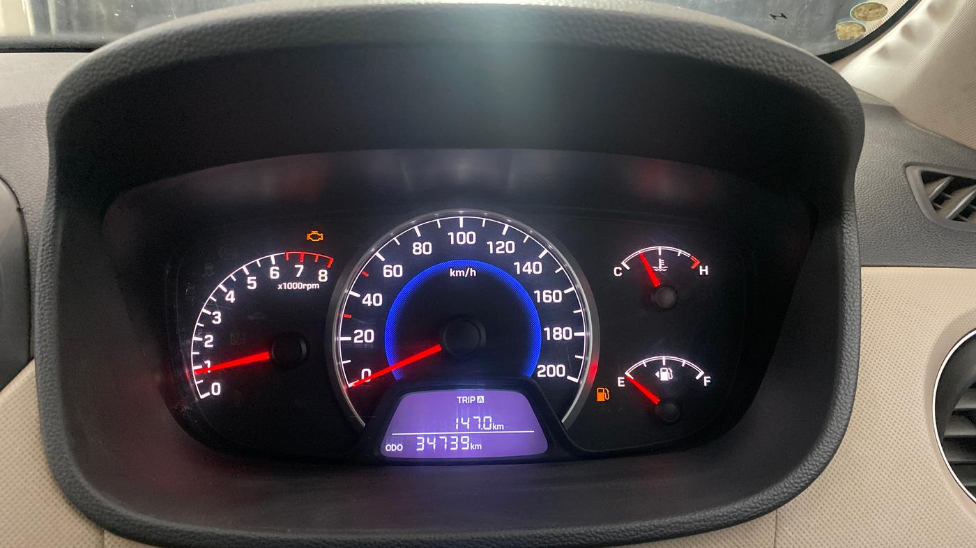 2013 Hyundai i10 MAGNA 1.2, CNG, Manual, 34,730 km, Odometer Image