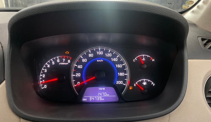 2013 Hyundai i10 MAGNA 1.2, CNG, Manual, 34,730 km, Odometer Image