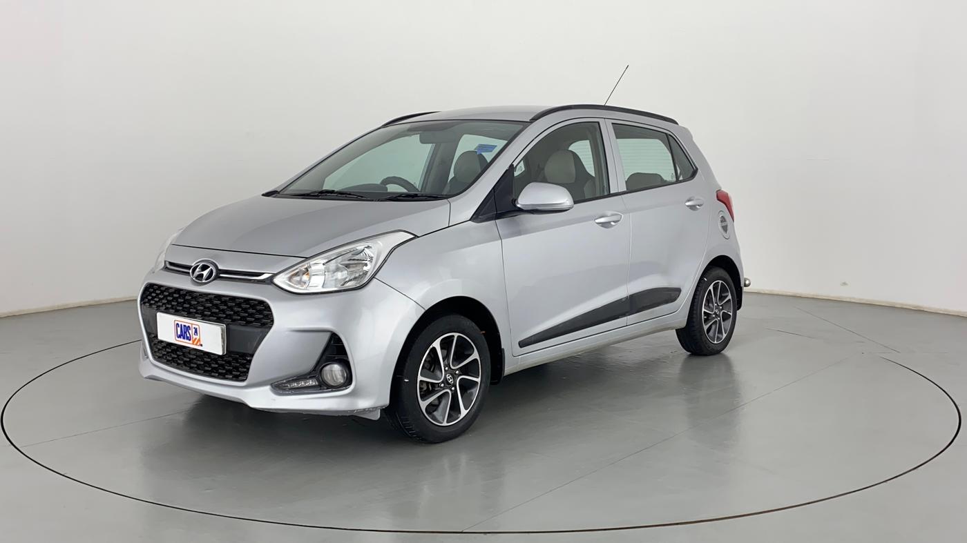 2017 Hyundai Grand i10 SPORTZ AT 1.2 KAPPA VTVT, Petrol, Automatic, 35,366 km, Left Front Diagonal