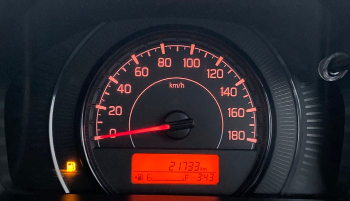2019 Maruti New Wagon-R VXI 1.2L, Petrol, Manual, 21,786 km, Odometer Image