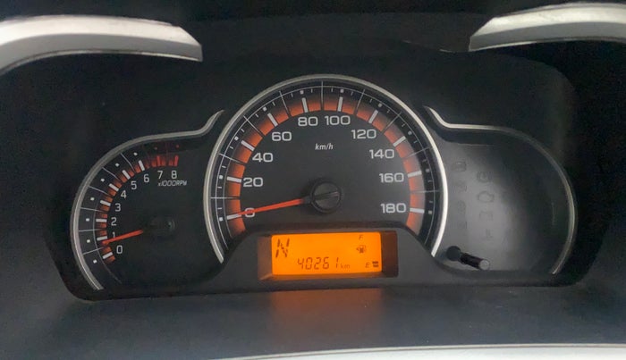 2015 Maruti Alto K10 VXI AMT, Petrol, Automatic, 40,219 km, Odometer Image