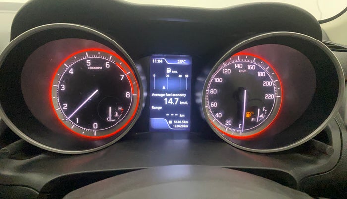 2021 Maruti Swift ZXI PLUS, Petrol, Manual, 1,22,620 km, Odometer Image