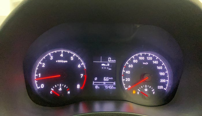 2018 Hyundai Verna 1.6 VTVT SX, Petrol, Manual, 75,371 km, Odometer Image
