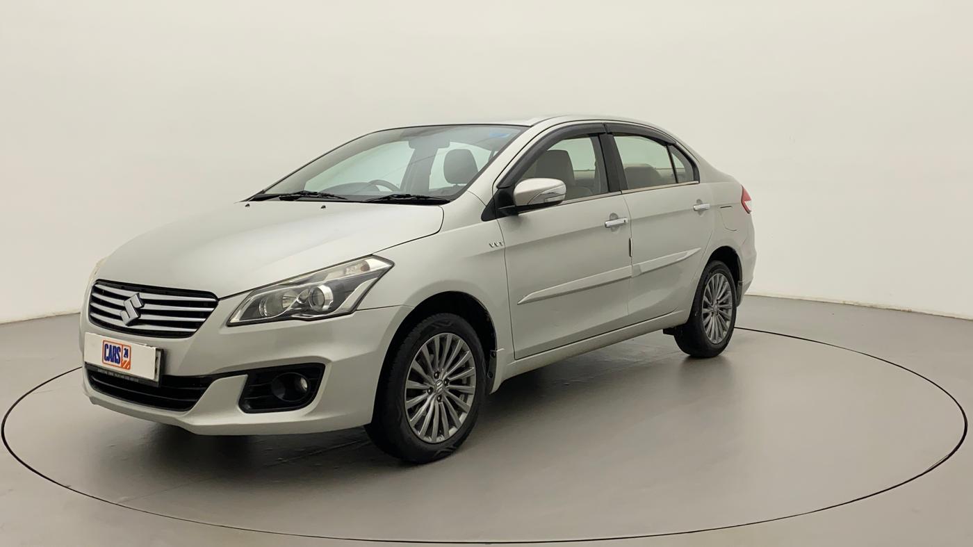 2016 Maruti Ciaz ZXI+, Petrol, Manual, 87,302 km, Left Front Diagonal