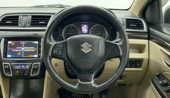 2016 Maruti Ciaz ZXI+, Petrol, Manual, 87,302 km, Steering Wheel Close Up